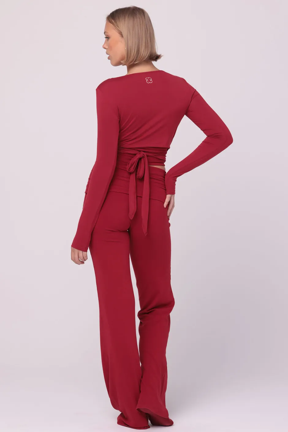 SASKI Tops | Angelina Wrap Top | Cherry